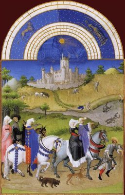  De Très Riches Heures du Duc de Berry: Een Kaleidoscoop van Middeleeuws Christendom en Hofleven