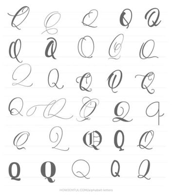 How to Make a Capital Q in Cursive: A Journey Through Loops and Flourishes