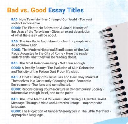 How to Name an Essay: The Art of Crafting a Title That Speaks Volumes